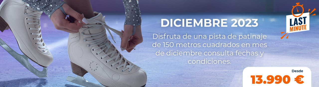 Oferta verano pista de hielo sintética